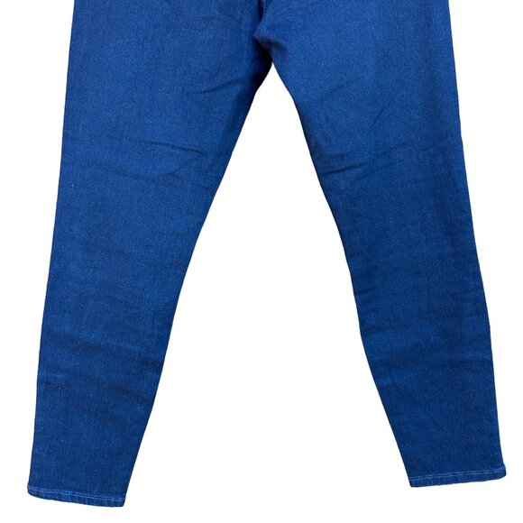 Levi's Denizen High Rise Zip Ankle Skinny Dark Blue Women's Jeans Size 12 - Picture 9 of 12